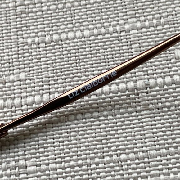 Vintage Liz Claiborne Eyeglasses Bronze Tone Glasses Frame 48[]20 LC-161 TPE - Picture 11 of 12